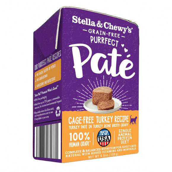 Stella & Chewy's Purrfect Pate Cage Free Turkey Recipe Wet Cat Food