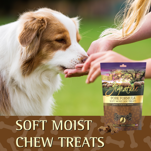 Zignature Soft Moist Dog Treats Pork Formula