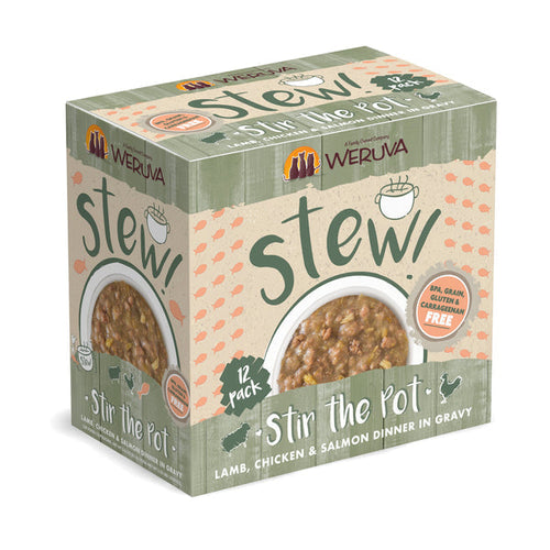 Weruva Cat Stew! Stir the Pot Chicken & Salmon Dinner in Gravy Cat Food