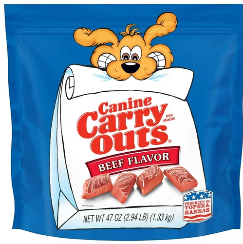 Canine Carry Outs Beef Flavor Dog Treats (47-oz)