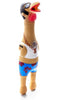 Charming Pet Squawkers Earl Latex Rubber Chicken Interactive Dog Toy