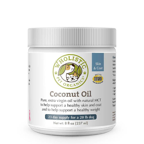 Wholistic Pet Coconut Oil for Skin & Coat Support