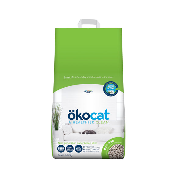 ökocat® Dust Free Non-Clumping Paper Pellet Cat Litter (8 lb)