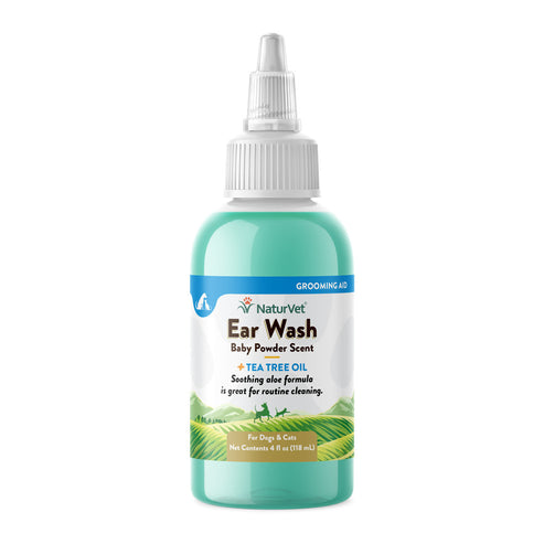 NaturVet Ear Wash Liquid (8 oz)