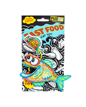 Fuzzu Fish & Taco Cat Toy