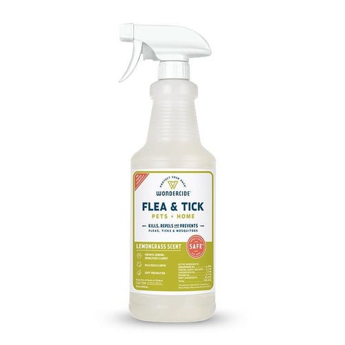 Wondercide Lemongrass Flea & Tick Spray for Pets + Home (16-oz)