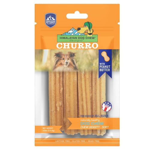 Himalayan Pet Supply Churro Peanut Butter Dog Chew