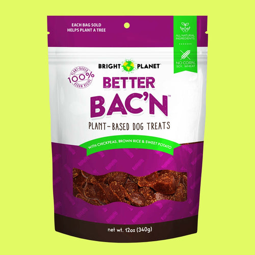 Bright Planet Better Bac'n Plant-Based Dog Treats (6 oz)
