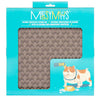 Messy Mutts Silicone Therapeutic Dog Licking Mat (12 x 12, Warm Grey)