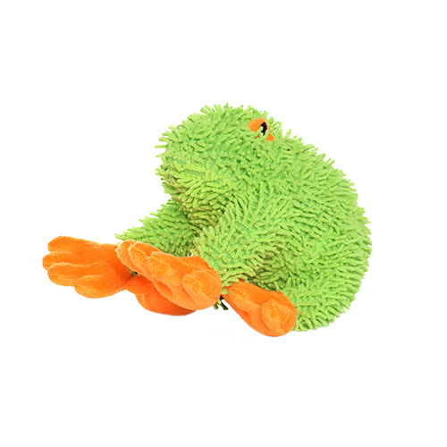 VIP Products Mighty Microfiber Micro Frog Dog Toy Damariscotta