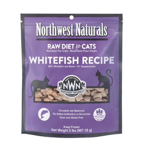 Northwest Naturals Frozen Cat Nibbles Whitefish (2 lbs)