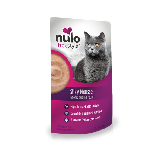 Nulo FreeStyle Silky Mousse Sardine & Beef in Broth Recipe for Cats