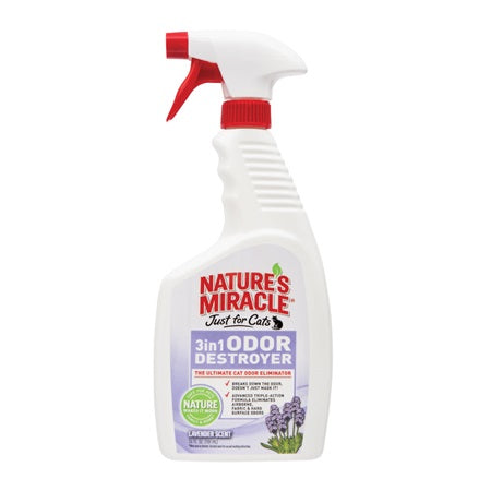 Nature's Miracle Just for Cats 3 in 1 Odor Destroyer - Lavender