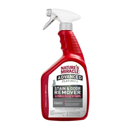 Nature's Miracle Advanced Platinum Stain & Odor Remover & Virus Disinfectant for Cats