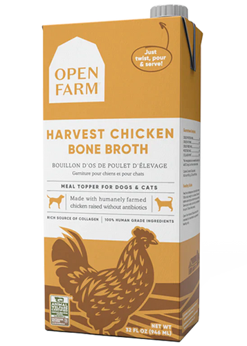 Open Farm Harvest Chicken Bone Broth (12-oz)