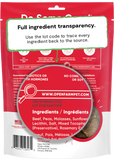 Open Farm Dehydrated Beef Treats