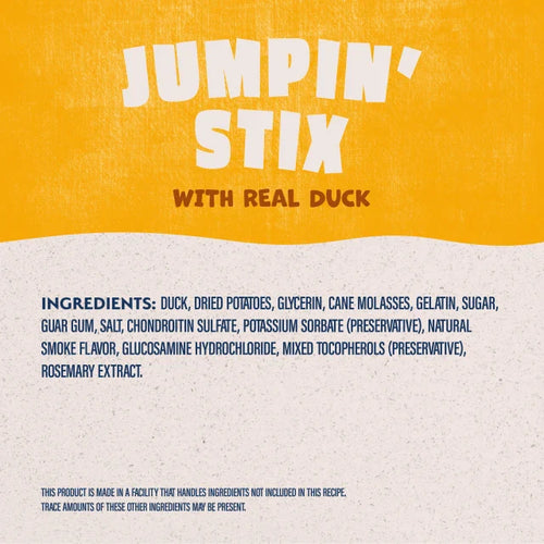 Natural Balance Jumpin' Stix With Real Duck Dog Treats (4 oz)