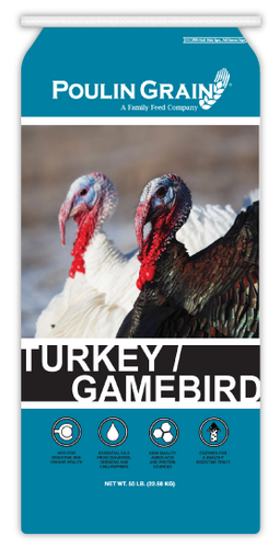 Poulin Grain Turkey/Gamebird Grower/Finisher Pellet