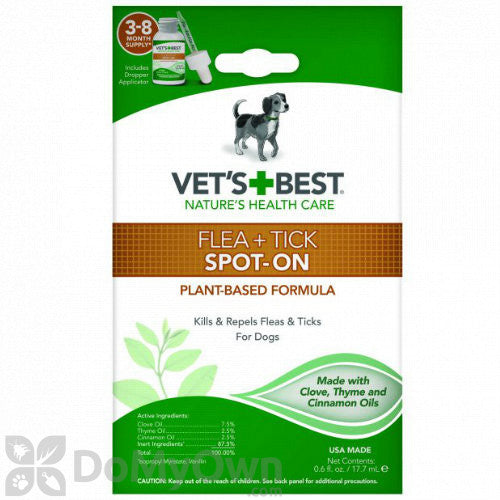 Vet's best topical shop flea & tick treatment