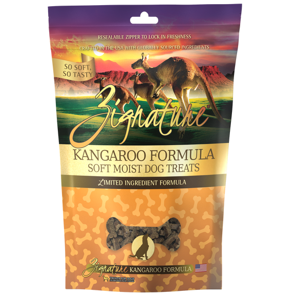 Zignature Soft Moist Dog Treats Kangaroo Formula