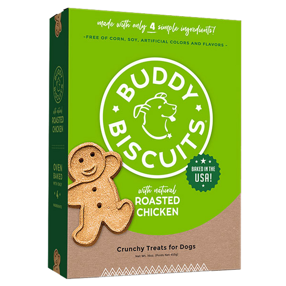 Buddy Biscuits Healthy Whole Grain Oven Baked Treats: Roasted Chicken