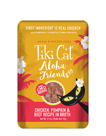 Tiki Cat® Aloha Friends™ Chicken, Pumpkin & Beef