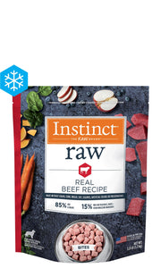 Instinct® Raw Frozen Bites Real Beef Recipe