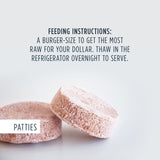 Instinct Raw Signature Frozen Patties Real Lamb Recipe