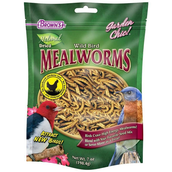 GARDEN CHIC DRIED MEALWORMS POUCH