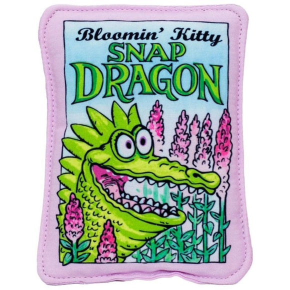 BLOOMIN' KITTY SNAP DRAGON SEED PACKET CAT TOY